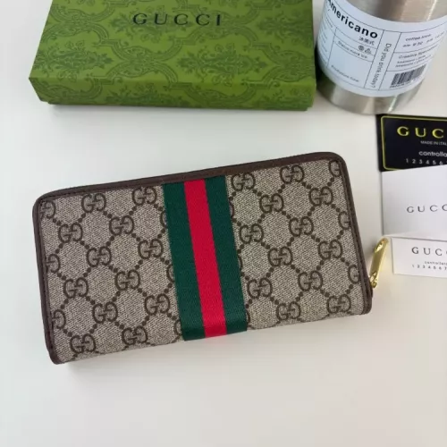 Replica Gucci Wallets #1380982 $45.00 USD for Wholesale