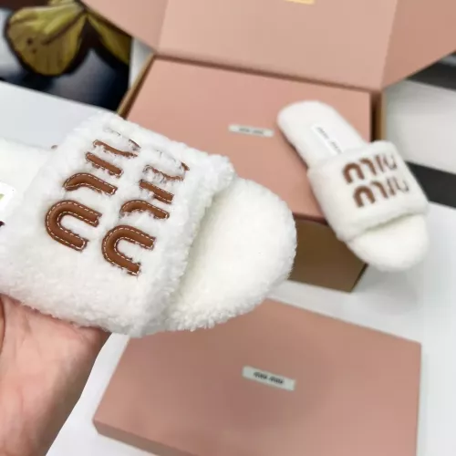 Replica MIU MIU Slippers For Women #1381059 $88.00 USD for Wholesale