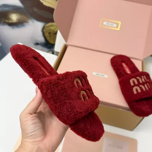 Replica MIU MIU Slippers For Women #1381063 $88.00 USD for Wholesale