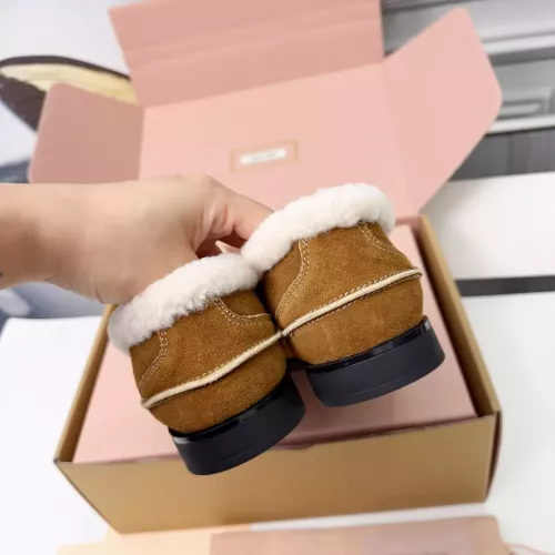 Replica MIU MIU Leather Shoes For Women #1381070 $105.00 USD for Wholesale