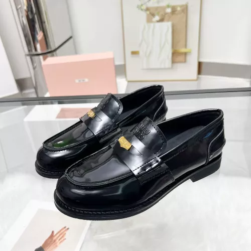 Cheap MIU MIU Leather Shoes For Women #1381086, $$102.00 USD On MIU MIU Leather Shoes