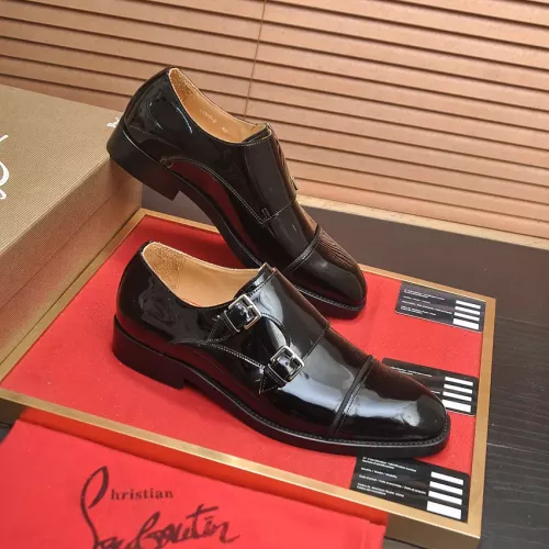 Replica Christian Louboutin Leather Shoes For Men #1381112 $112.00 USD for Wholesale