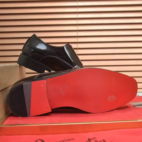 Replica Christian Louboutin Leather Shoes For Men #1381112 $112.00 USD for Wholesale