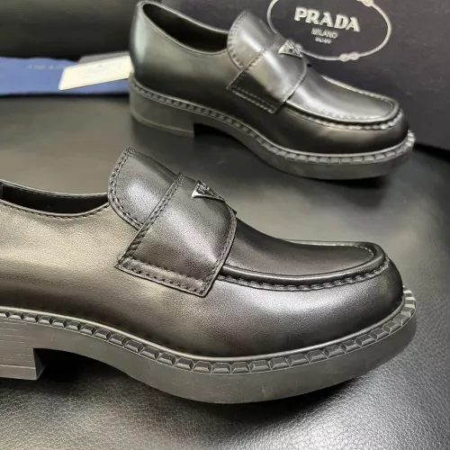 Replica Prada Leather Shoes For Men #1381119 $135.00 USD for Wholesale