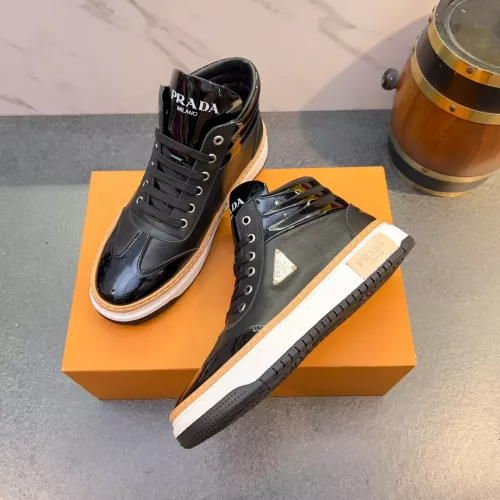 Replica Prada High Top Shoes For Men #1381150 $82.00 USD for Wholesale