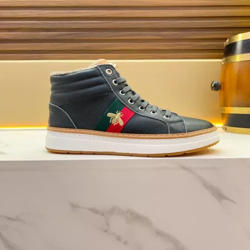 Replica Gucci High Tops Shoes For Men #1381159 $82.00 USD for Wholesale