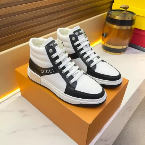 Replica Gucci High Tops Shoes For Men #1381167 $82.00 USD for Wholesale