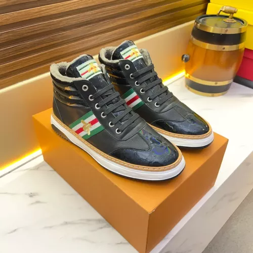 Replica Gucci High Tops Shoes For Men #1381172 $82.00 USD for Wholesale