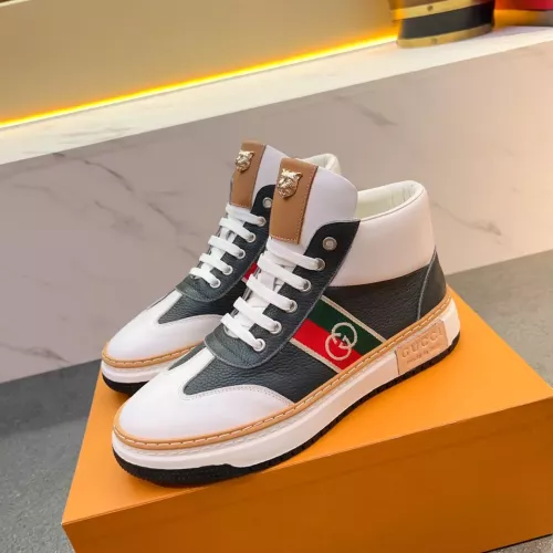 Cheap Gucci High Tops Shoes For Men #1381173, $$82.00 USD On Gucci High Tops Shoes