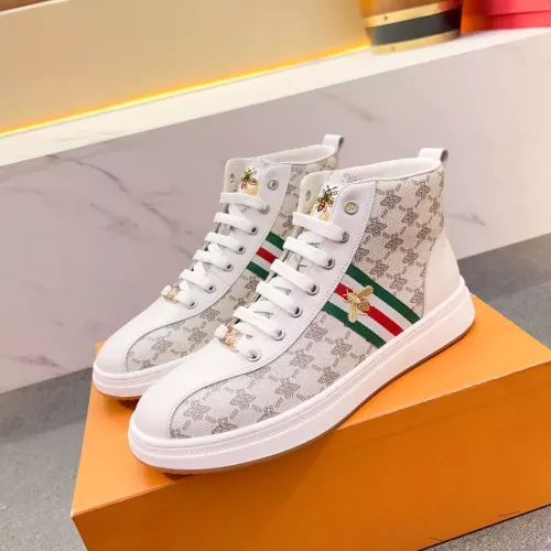 Cheap Gucci High Tops Shoes For Men #1381175, $$82.00 USD On Gucci High Tops Shoes