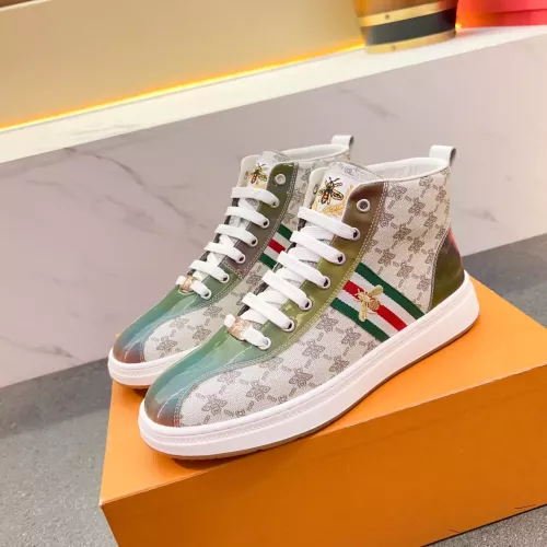Cheap Gucci High Tops Shoes For Men #1381176, $$82.00 USD On Gucci High Tops Shoes