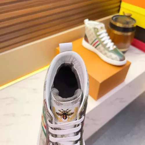 Replica Gucci High Tops Shoes For Men #1381176 $82.00 USD for Wholesale