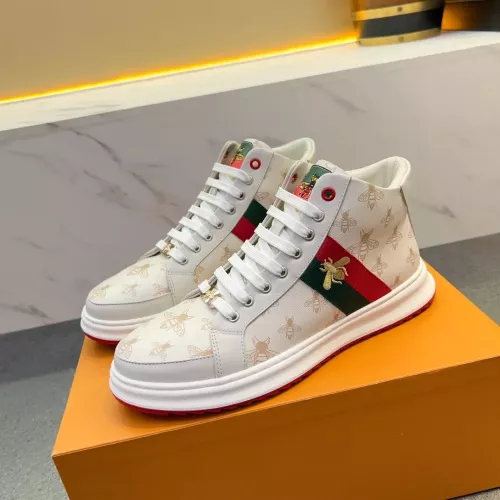Cheap Gucci High Tops Shoes For Men #1381187, $$82.00 USD On Gucci High Tops Shoes
