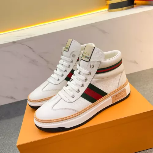 Cheap Gucci High Tops Shoes For Men #1381200, $$82.00 USD On Gucci High Tops Shoes