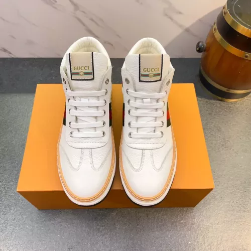 Replica Gucci High Tops Shoes For Men #1381200 $82.00 USD for Wholesale