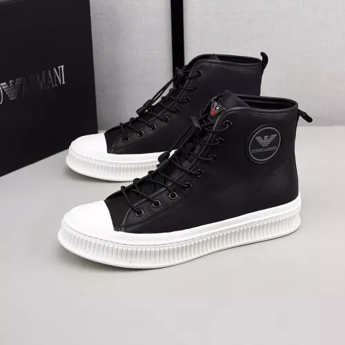 Cheap Armani High Tops Shoes For Men #1381274, $$88.00 USD On Armani High Tops Shoes