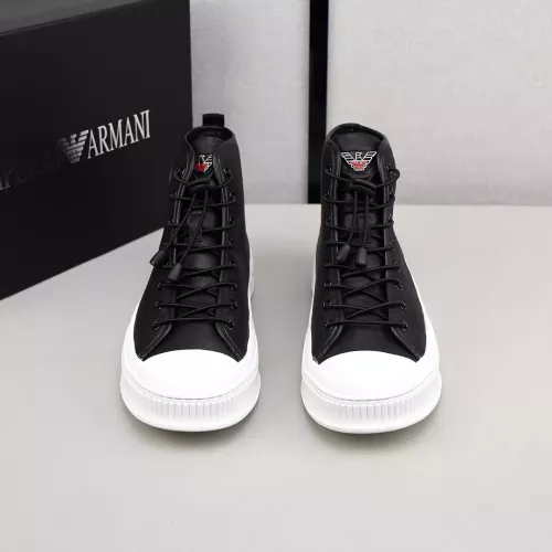 Replica Armani High Tops Shoes For Men #1381274 $88.00 USD for Wholesale