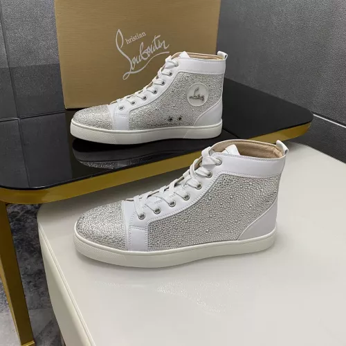 Cheap Christian Louboutin High Top Shoes For Men #1381344, $$92.00 USD On Christian Louboutin High Top Shoes
