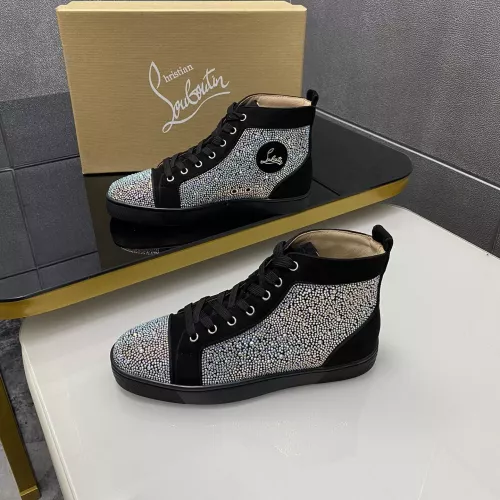 Cheap Christian Louboutin High Top Shoes For Men #1381348, $$92.00 USD On Christian Louboutin High Top Shoes