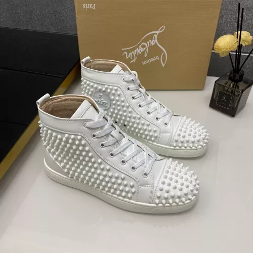 Replica Christian Louboutin High Top Shoes For Men #1381358 $92.00 USD for Wholesale