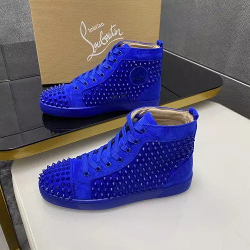 Cheap Christian Louboutin High Top Shoes For Men #1381362, $$92.00 USD On Christian Louboutin High Top Shoes