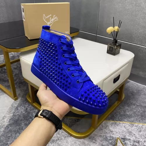 Replica Christian Louboutin High Top Shoes For Men #1381362 $92.00 USD for Wholesale