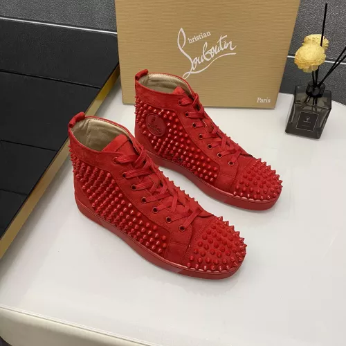 Replica Christian Louboutin High Top Shoes For Women #1381363 $92.00 USD for Wholesale