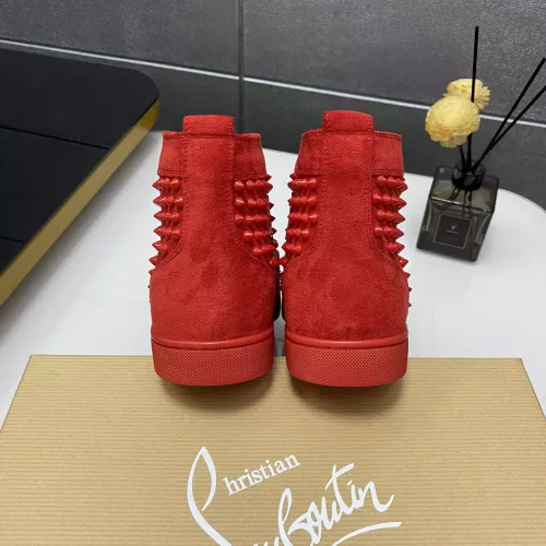 Replica Christian Louboutin High Top Shoes For Men #1381364 $92.00 USD for Wholesale