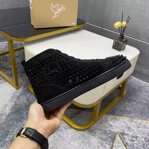 Replica Christian Louboutin High Top Shoes For Men #1381367 $92.00 USD for Wholesale