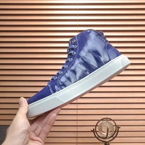 Replica Philipp Plein PP High Tops Shoes For Men #1381458 $92.00 USD for Wholesale
