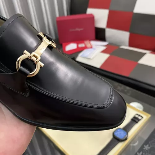 Replica Salvatore Ferragamo Leather Shoes For Men #1381469 $108.00 USD for Wholesale