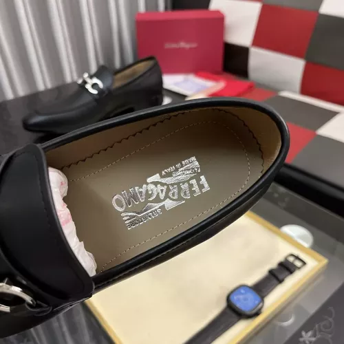 Replica Salvatore Ferragamo Leather Shoes For Men #1381473 $108.00 USD for Wholesale