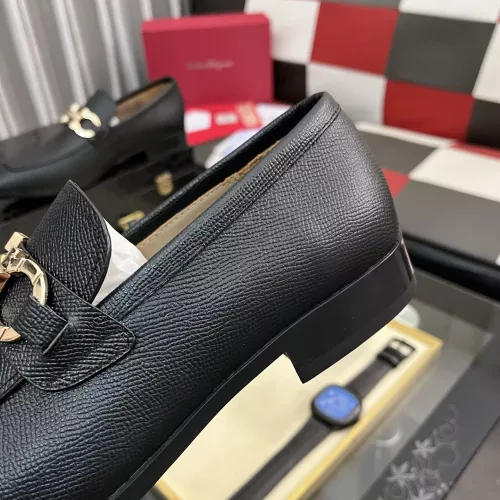 Replica Salvatore Ferragamo Leather Shoes For Men #1381476 $108.00 USD for Wholesale