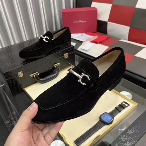 Cheap Salvatore Ferragamo Leather Shoes For Men #1381482, $$108.00 USD On Salvatore Ferragamo Leather Shoes