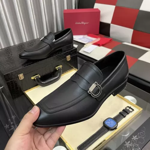 Cheap Salvatore Ferragamo Leather Shoes For Men #1381484, $$108.00 USD On Salvatore Ferragamo Leather Shoes