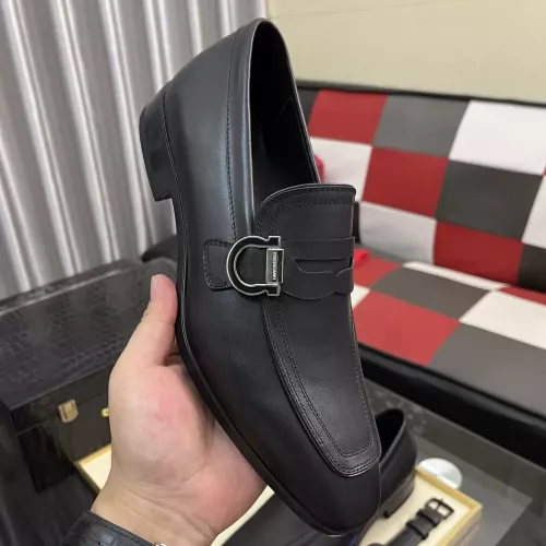 Replica Salvatore Ferragamo Leather Shoes For Men #1381484 $108.00 USD for Wholesale