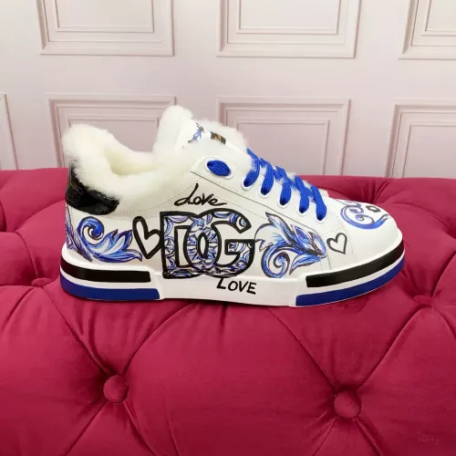 Replica Dolce & Gabbana D&G Casual Shoes For Women #1381549 $125.00 USD for Wholesale