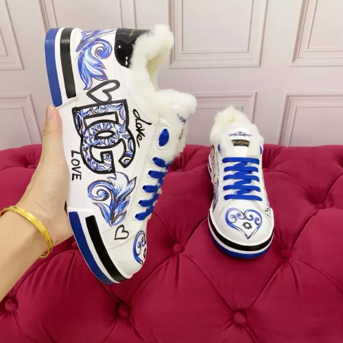 Replica Dolce & Gabbana D&G Casual Shoes For Women #1381549 $125.00 USD for Wholesale