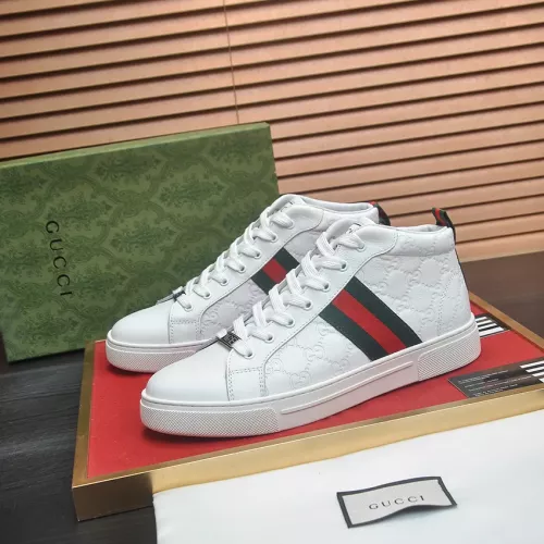 Cheap Gucci High Tops Shoes For Men #1381604, $$92.00 USD On Gucci High Tops Shoes