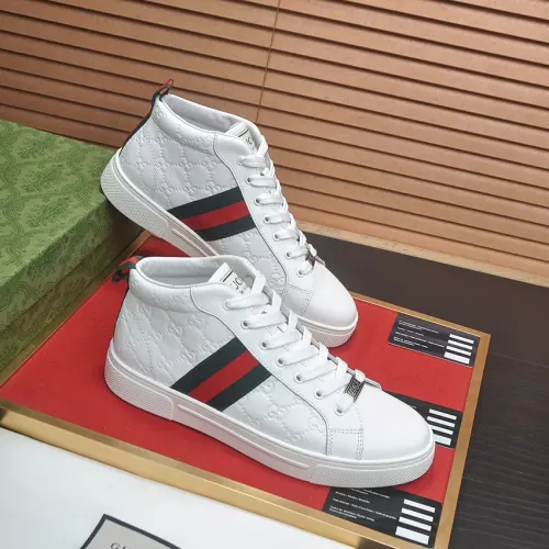 Replica Gucci High Tops Shoes For Men #1381604 $92.00 USD for Wholesale