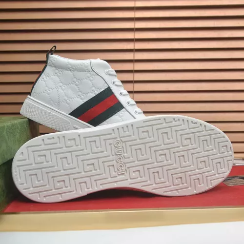 Replica Gucci High Tops Shoes For Men #1381604 $92.00 USD for Wholesale