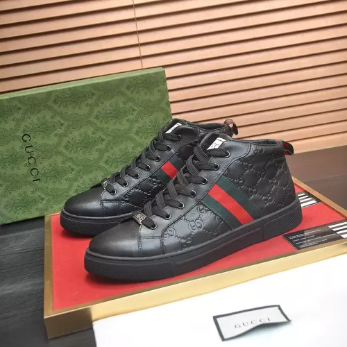 Cheap Gucci High Tops Shoes For Men #1381605, $$92.00 USD On Gucci High Tops Shoes