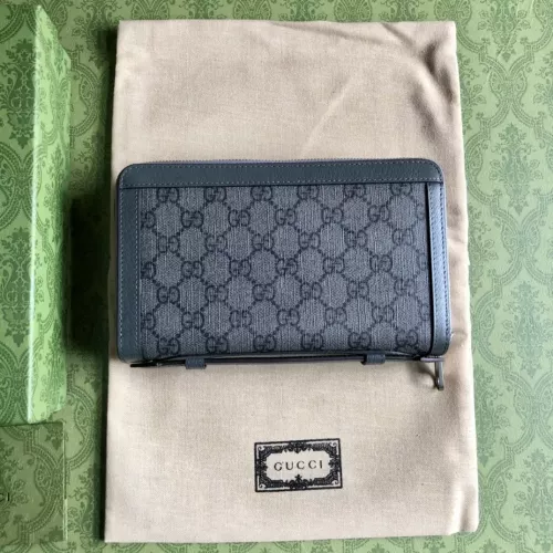 Replica Gucci AAA Man Wallets #1381626 $125.00 USD for Wholesale