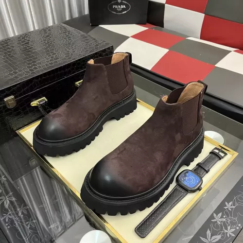 Replica Prada Boots For Men #1381658 $102.00 USD for Wholesale