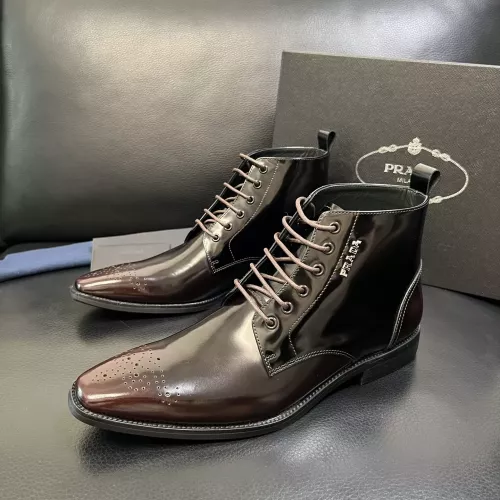 Replica Prada Boots For Men #1381664 $150.00 USD for Wholesale