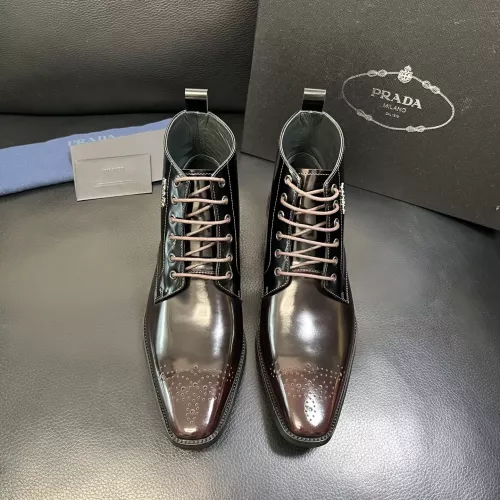 Replica Prada Boots For Men #1381664 $150.00 USD for Wholesale