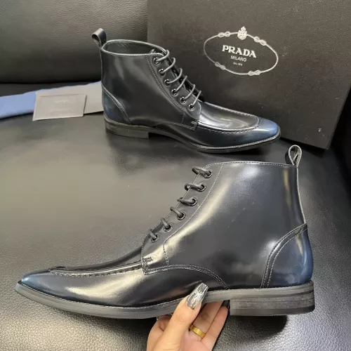 Replica Prada Boots For Men #1381666 $150.00 USD for Wholesale