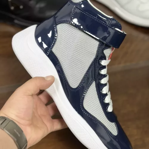 Replica Prada High Top Shoes For Men #1381668 $92.00 USD for Wholesale