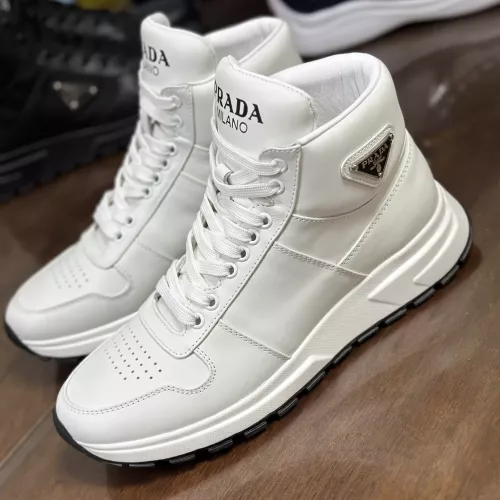 Cheap Prada High Top Shoes For Men #1381672, $$100.00 USD On Prada High Top Shoes