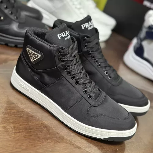 Replica Prada High Top Shoes For Men #1381674 $98.00 USD for Wholesale